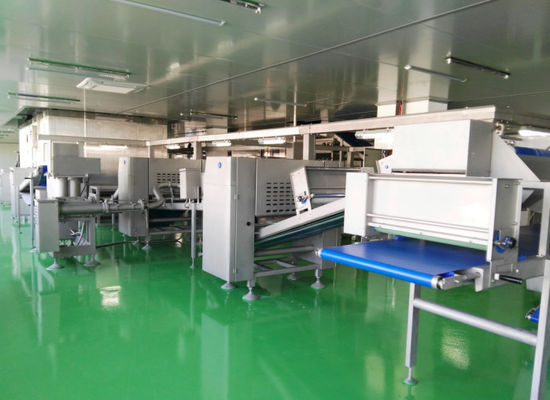 comprar La máquina auto del laminador de la pasta de pasteles del túnel de congelación de -40℃ para el cruasán y el sasuage ruedan Fabricación en línea