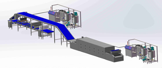 comprar control de la pantalla táctil de 300kg/Hr Pita Bread Baguette Production Line Fabricación en línea