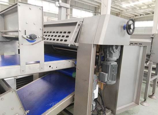comprar línea de la laminación de la pasta de hojaldre de la hoja de la pasta de la anchura de 800 milímetros con el sistema de enfriamiento auto 2 Fabricación en línea
