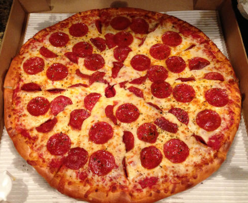 comprar Cadena de producción redonda automática completa de la pizza PLC de la máquina de la fabricación de pastas controlada Fabricación en línea