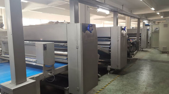 comprar Cadena de producción italiana automática de la pizza del CE G1200 cocida con el horno de túnel Fabricación en línea