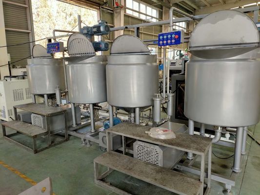 comprar La cadena de producción de mezcla de la torta del envase 4 cose el motor con la dimensión de los 3.5m×2.5m×2.2m Fabricación en línea