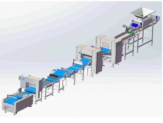 comprar Equipo industrial de la panadería de Ciabatta 1000kg/Hr con Chunker Fabricación en línea